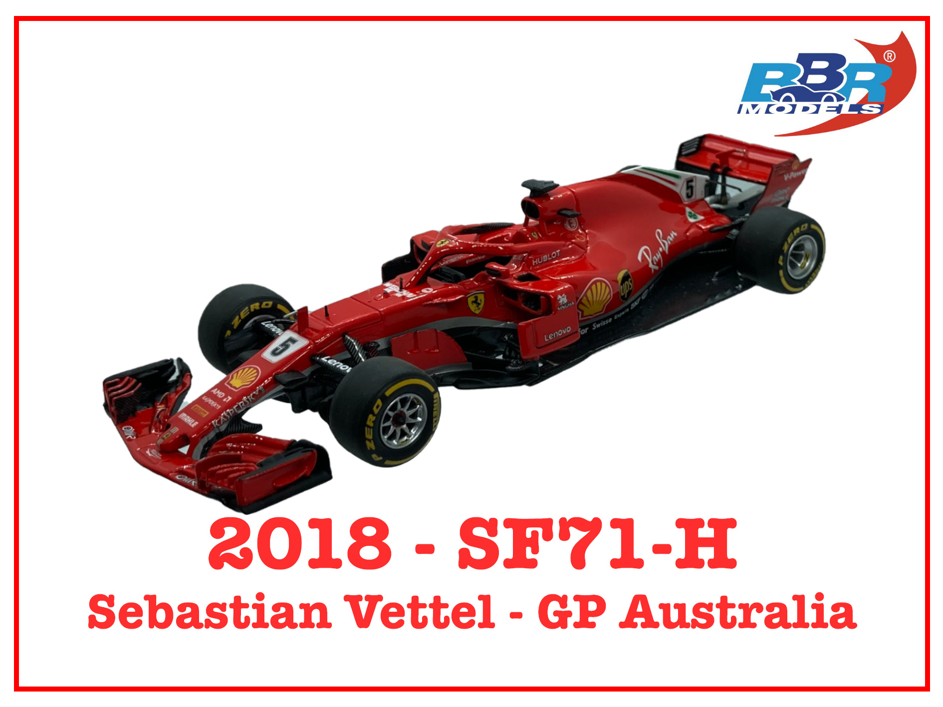 Immagine SF71-H Sebastian Vettel GP Australi